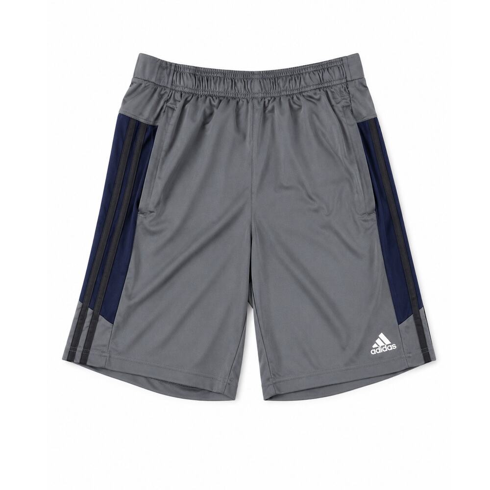 Adidas AeroReady Gray Athletic Shorts Size Small Drawstring Training Gym